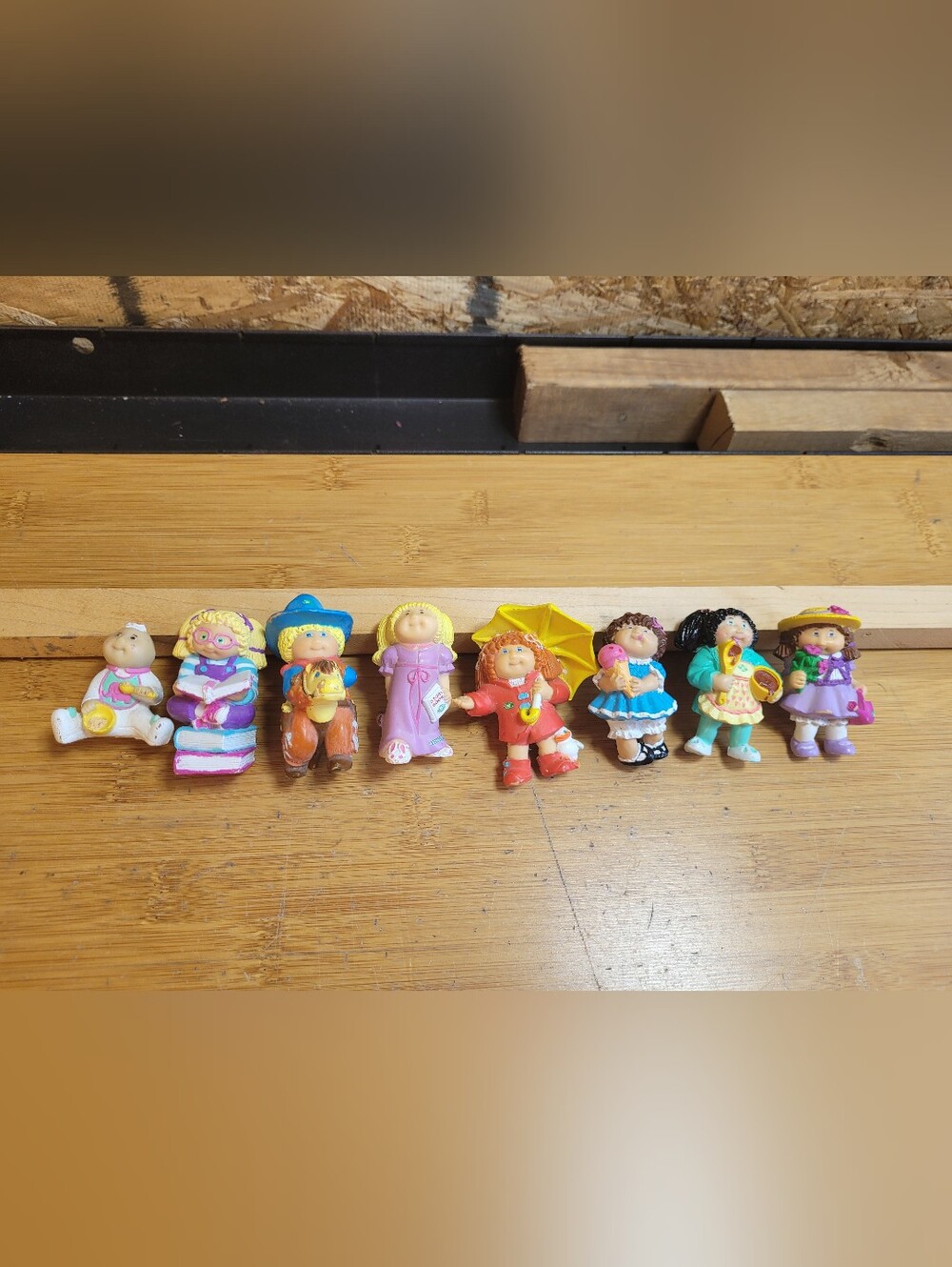 Cabbage Patch Kids Lot of 8 PVC figures vintage 1980s toys